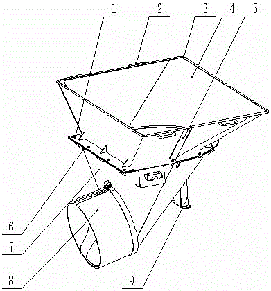 Mixing transporter applied to dry concrete