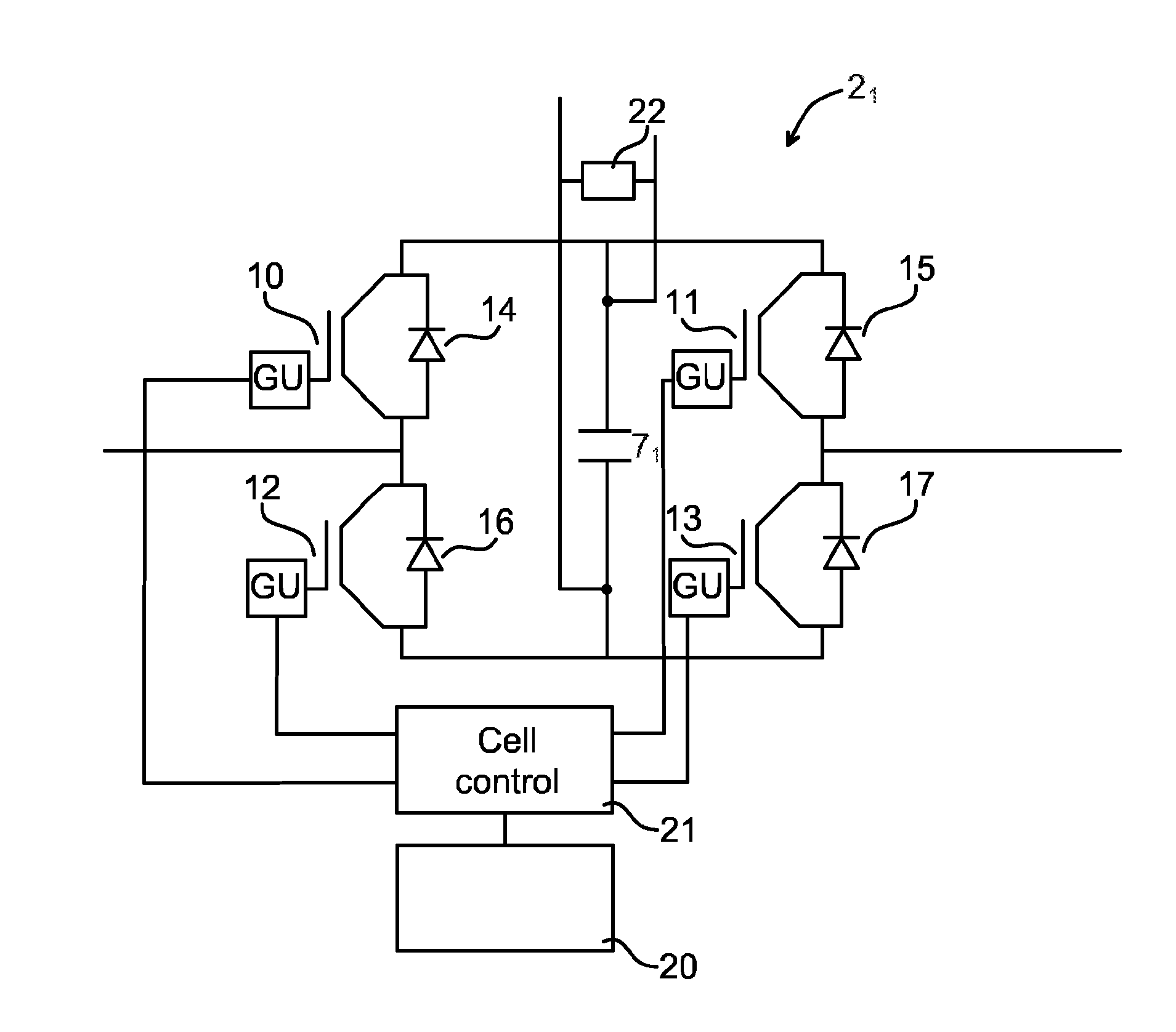 Methods For De-Energizing A Chain-Link Converter, Controller, Computer Programs And Computer Program Products