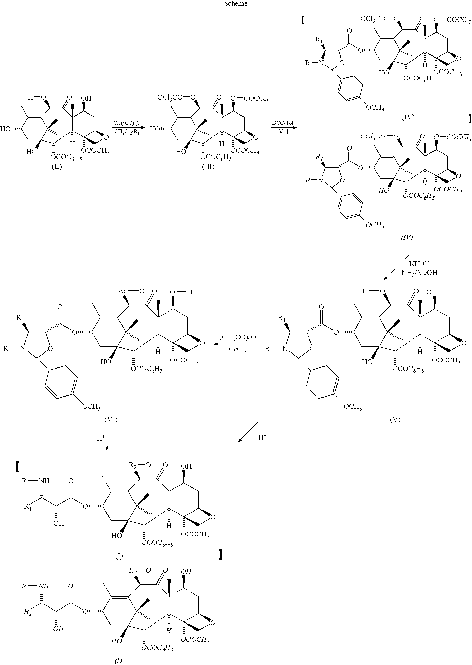 Process for the preparation of taxanes from 10-deacetylbaccatin III