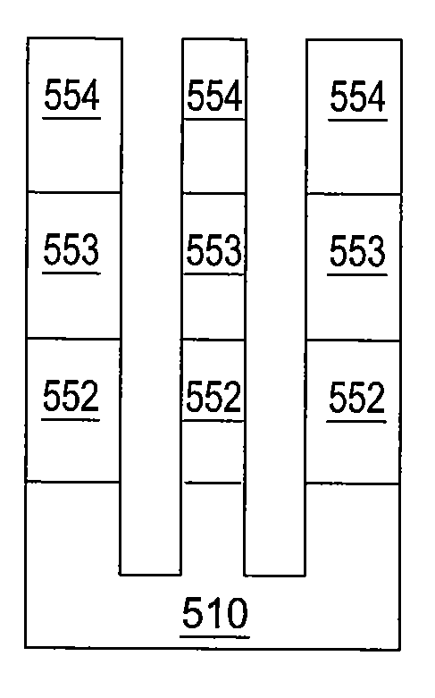 Planarizing etch hardmask to increase pattern density and aspect ratio