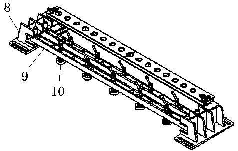 Steel plate splicing device