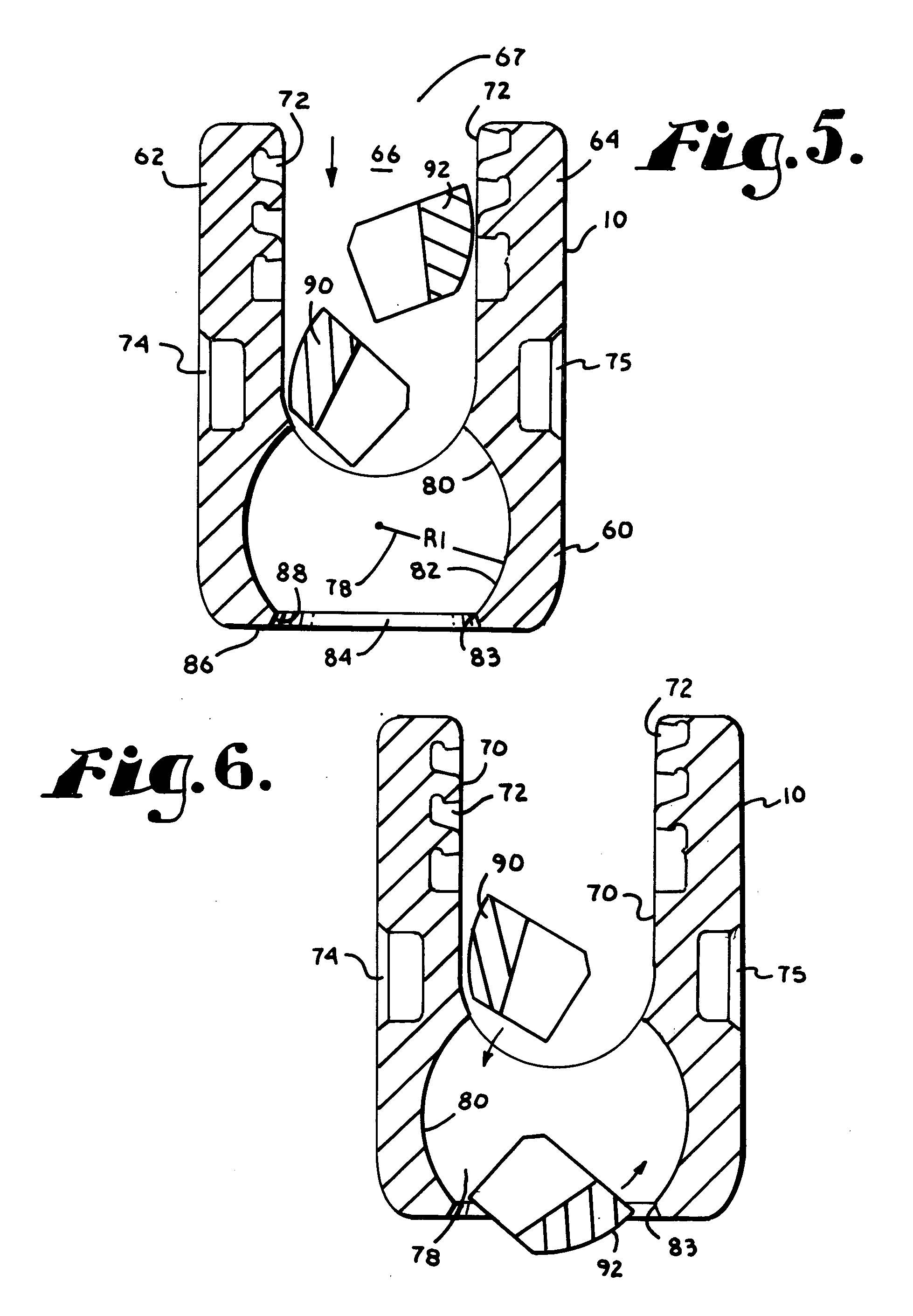 Polyaxial bone screw with multi-part shank retainer