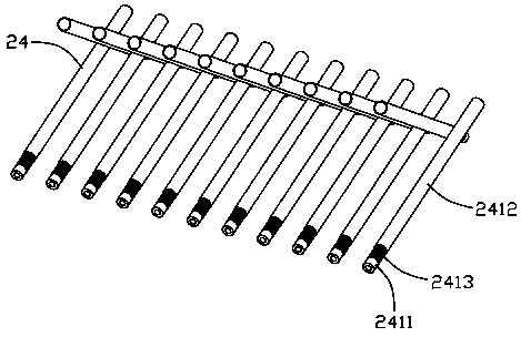 Pat-scattering machine