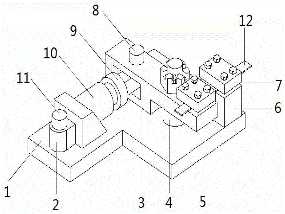 Forming device and method through uneven stretching and in-plane bending of aluminum alloy plate