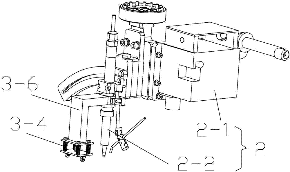 Weld seam tracking device