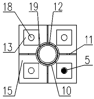 Multi-directional adjustable space grid support for easy overall assembly