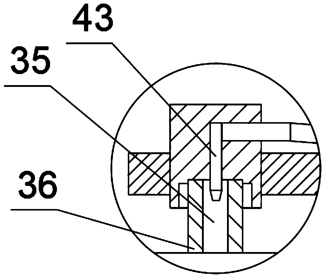 Uniform mixing type concrete stirring device