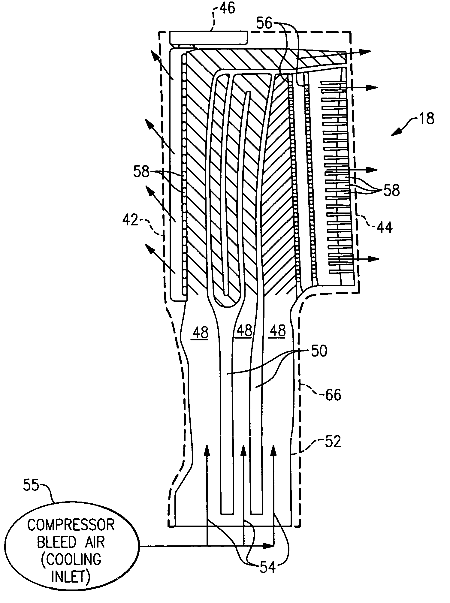 External datum system and film hole positioning using core locating holes