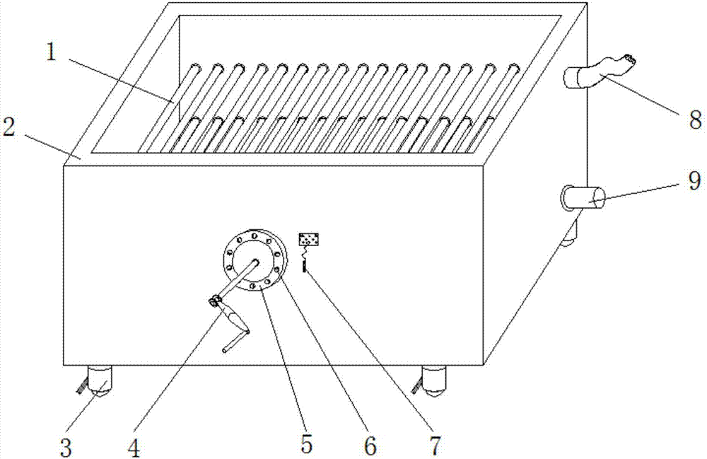 Soaking box capable of improving tile soaking efficiency