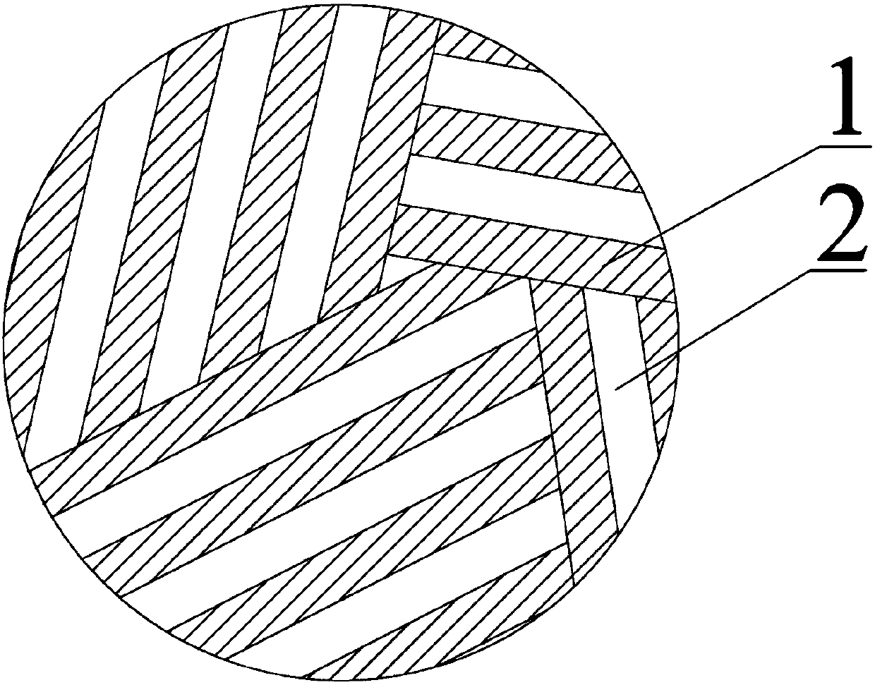 Preparation method of piezoelectric ceramic/bone cement biological piezoelectric composite material