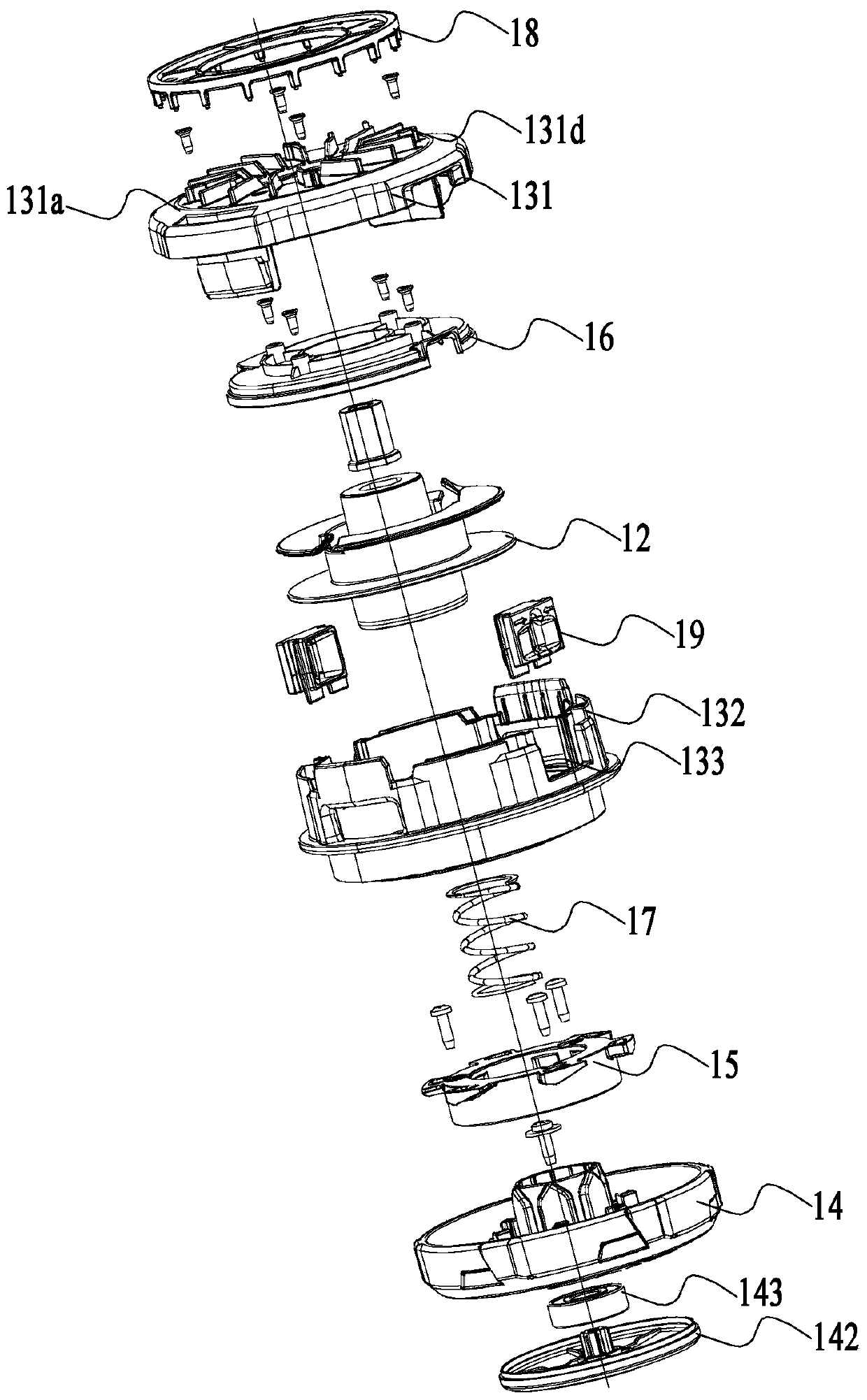 Mowing head and mowing machine using same