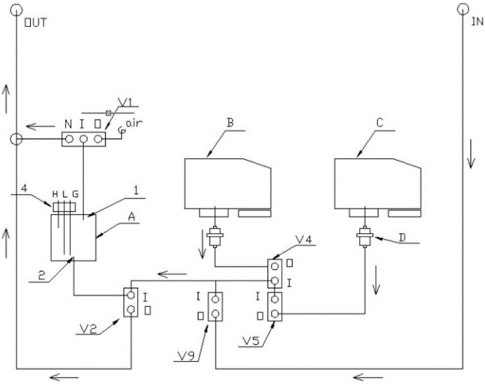 Monitoring method for consumable consumption of ink-jet printing machine