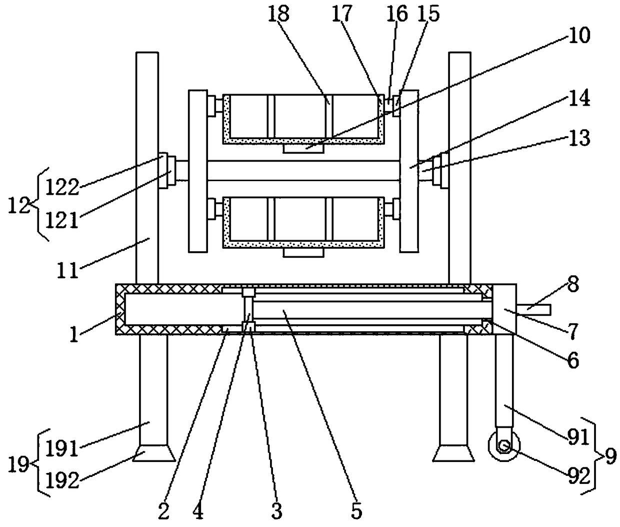 Multifunctional assembly workbench used for electronic fitting assembly