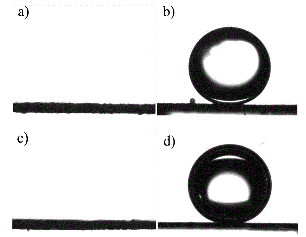 Net film applied to oil-in-water emulsion separation, preparation method and application of net film