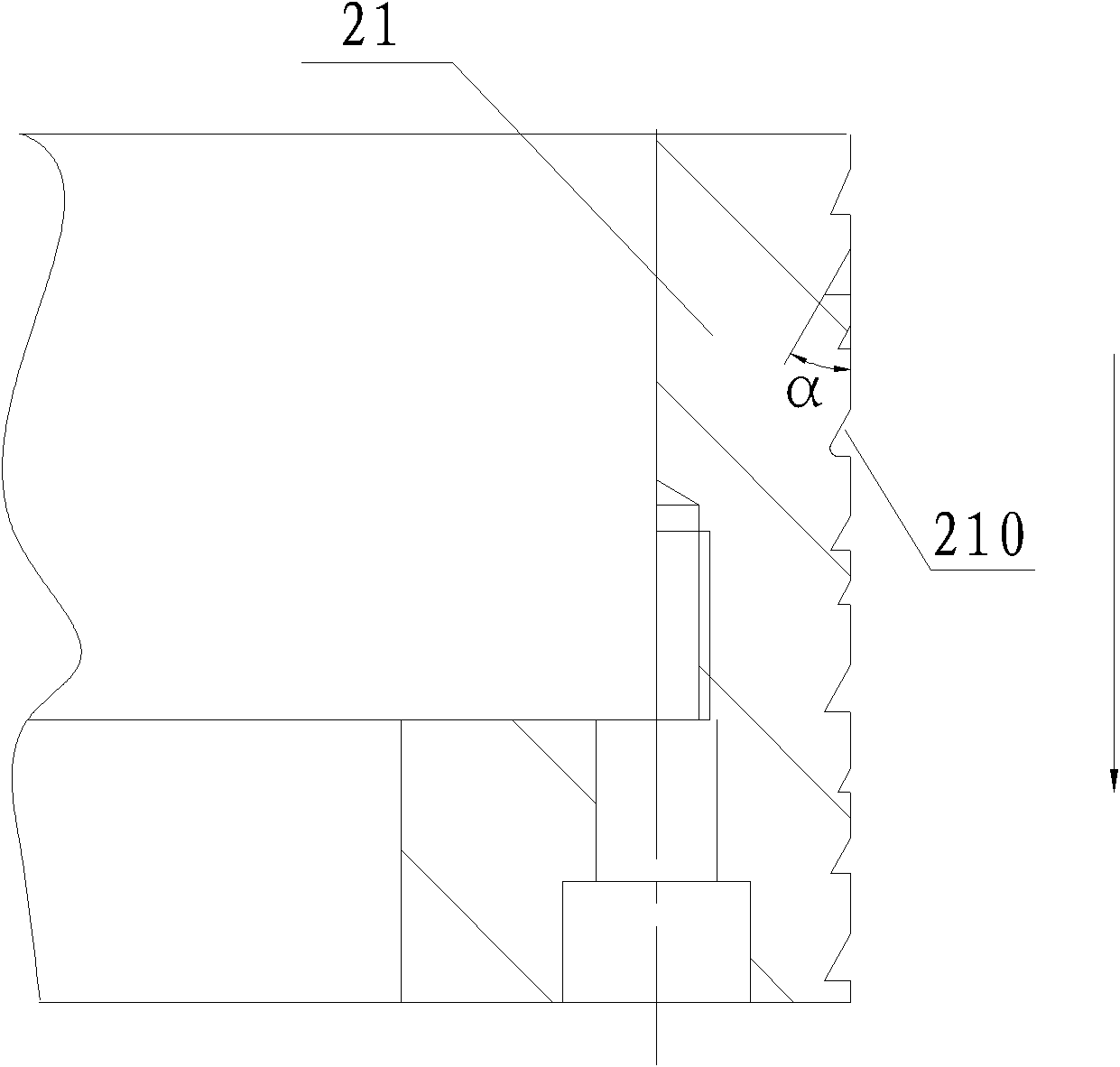 Essential service water pump for nuclear power station