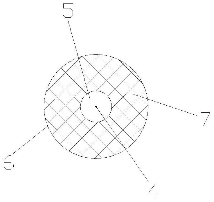 Construction method for reinforcing silty clay tunnel through jet grouting piles on middle step