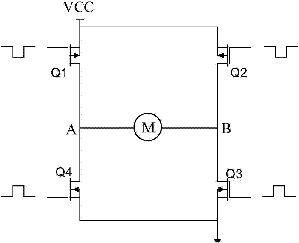 Novel H bridge driving circuit