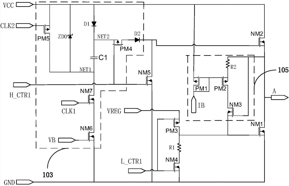 Novel H bridge driving circuit