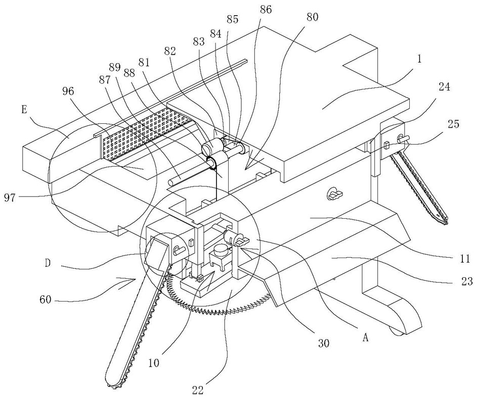 Angle-adjustable tea tree pruning equipment