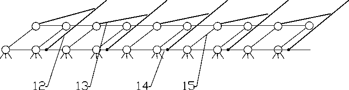 Shear type feed mixing device