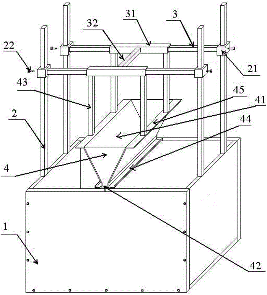 Device used for producing schist similar materials