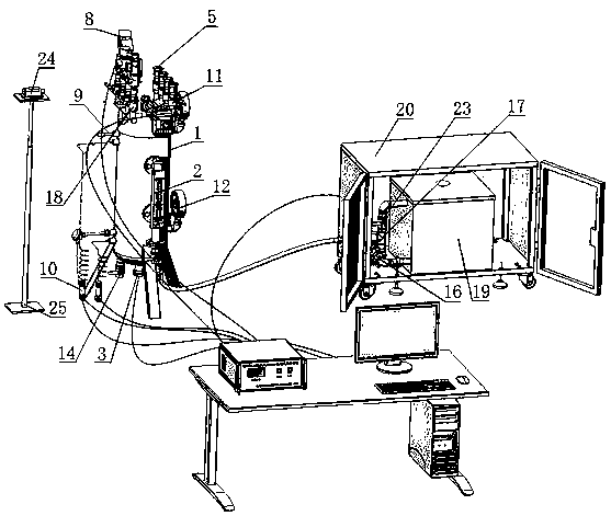 Superheated liquid overpressure relief experimental device