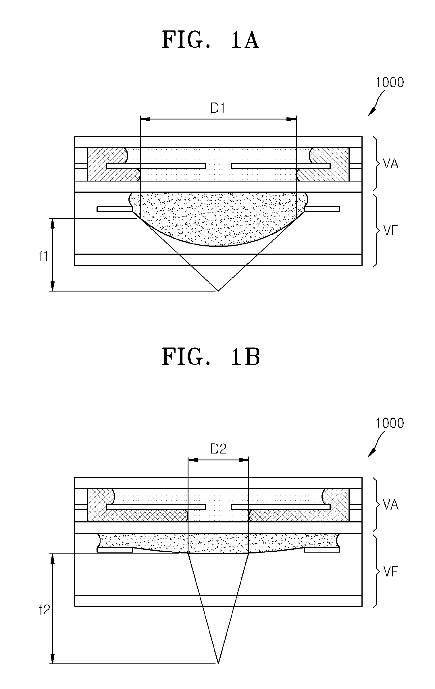 Numerical aperture (NA) controlling unit, variable optical probe including the na controlling unit, and depth scanning method using the na controlling unit