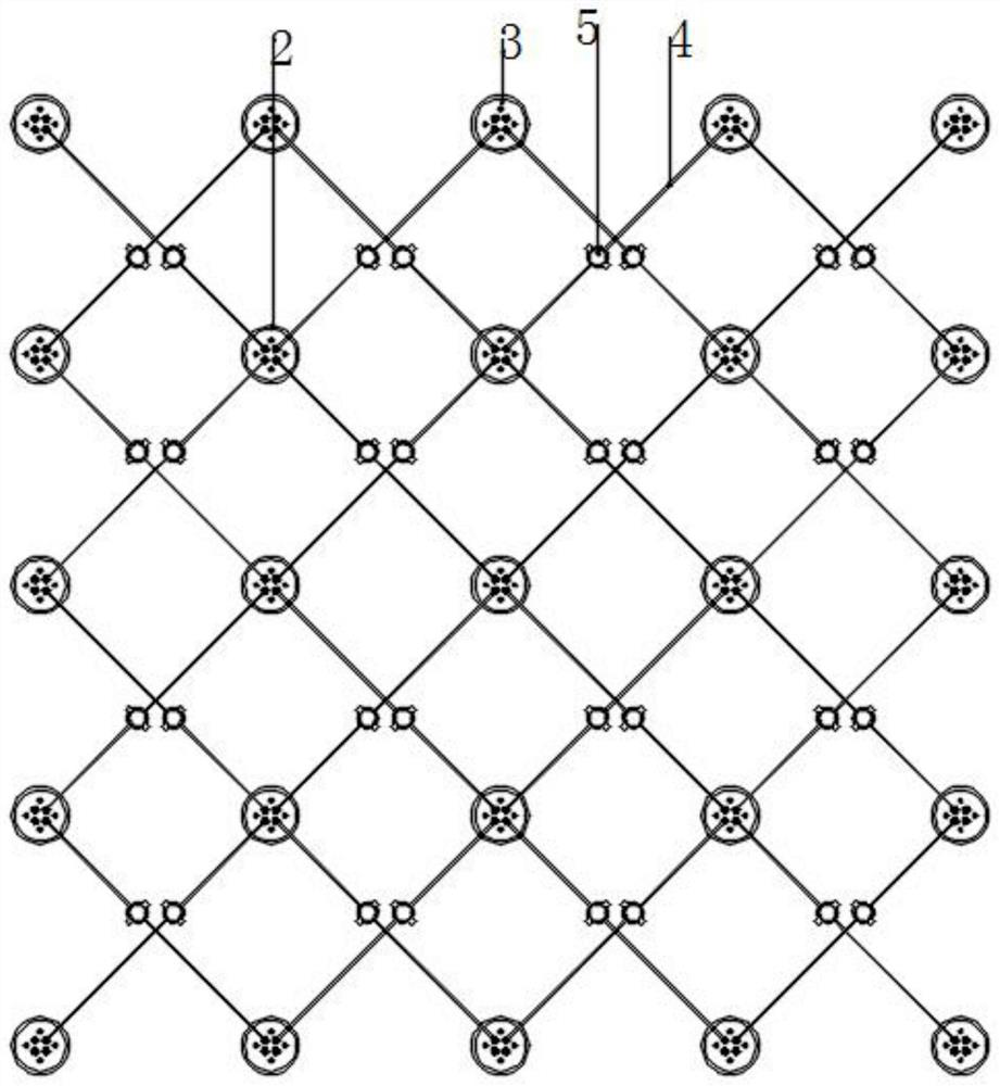 High-safety reinforcing device for geotechnical engineering side slope