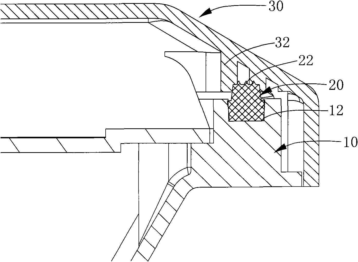 Sealing structure and lamp