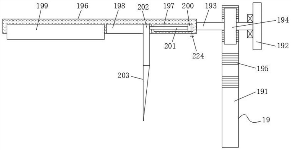 Round cake automatic smearing and rotating mechanism