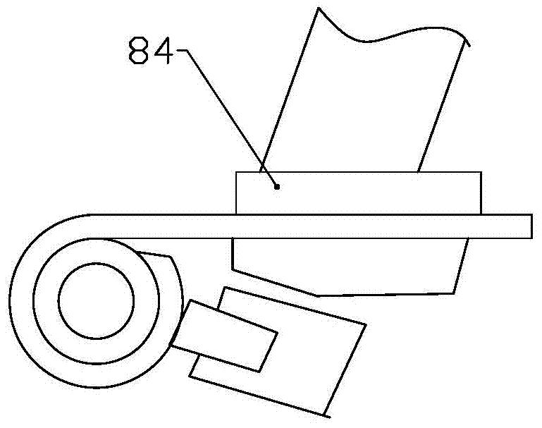 Limiting and adjusting mechanism for forming lug holes of lug winding machine