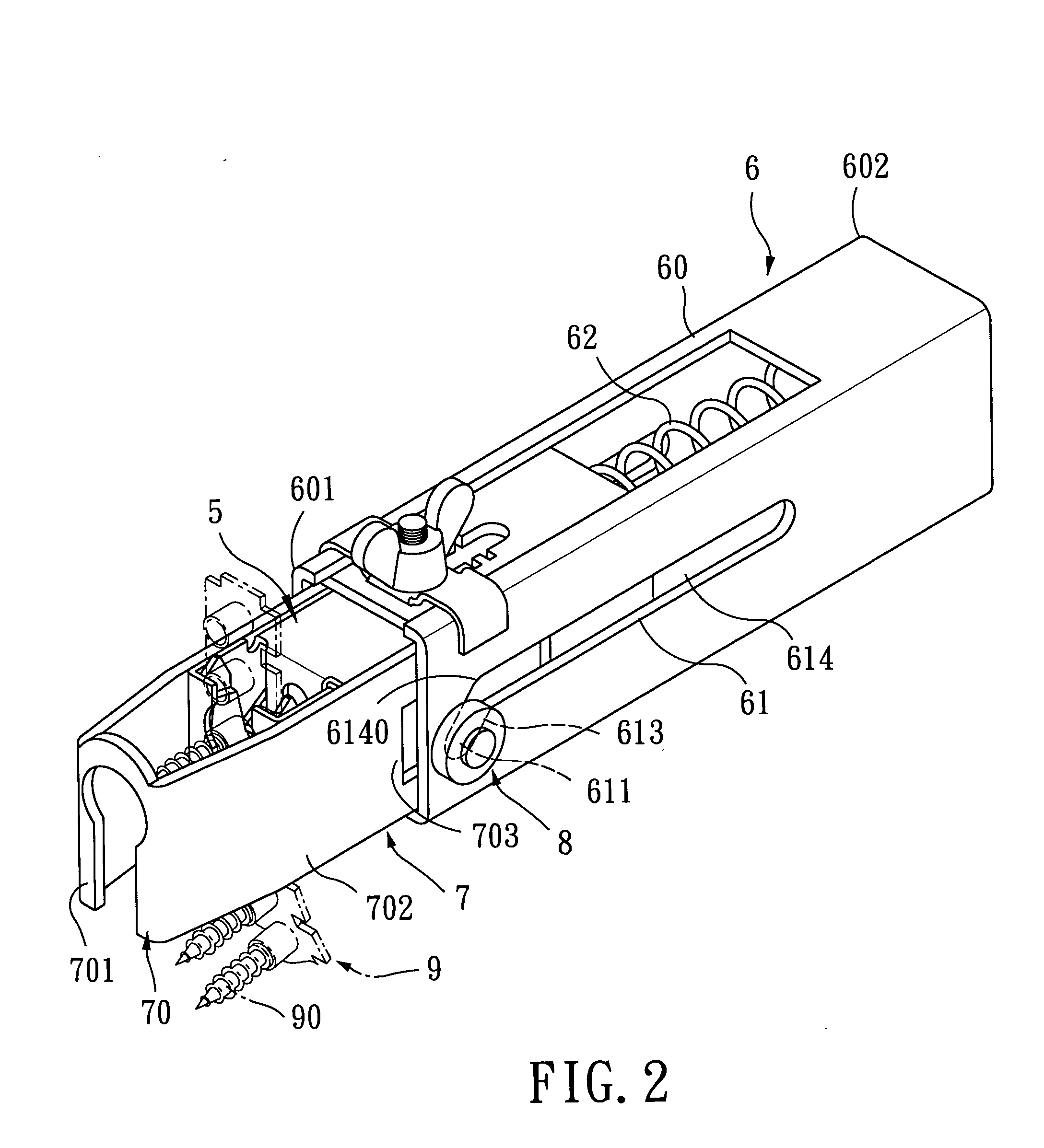 Screw-belt advancing mechanism for a screw driving gun