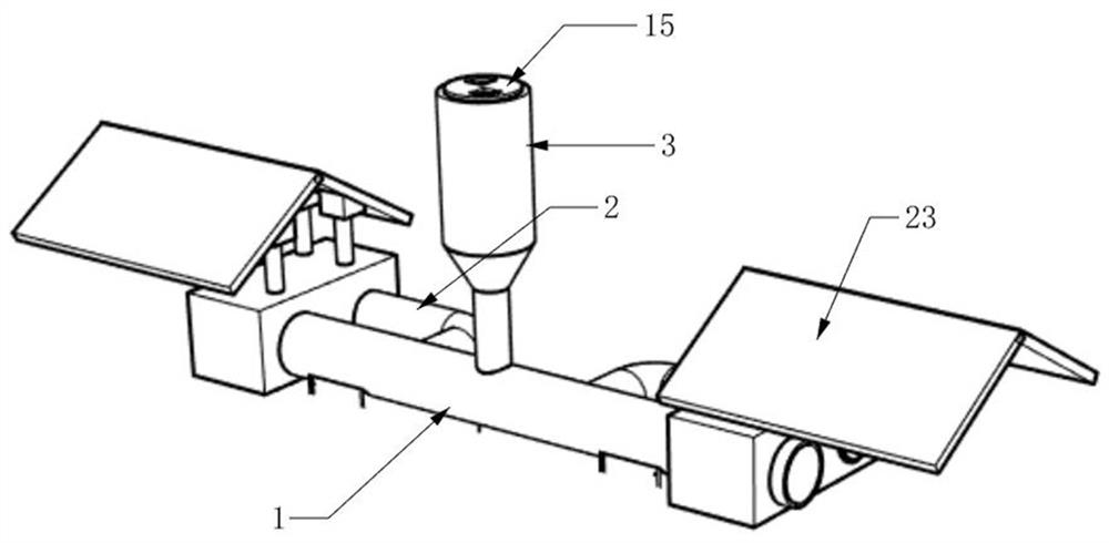 An inducing device for injecting nano-sterile agent into rodents