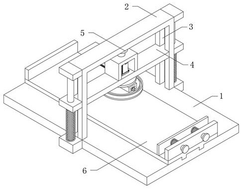 Aluminum profile machining surface polishing device capable of adjusting polishing uniformity