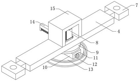 Aluminum profile machining surface polishing device capable of adjusting polishing uniformity