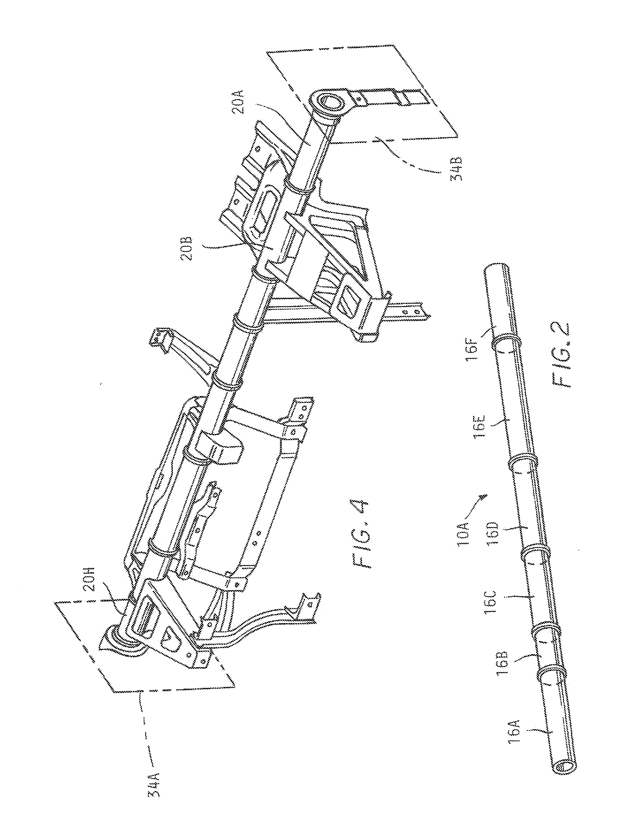 Lightweight Cross-Car Beam and Method of Construction