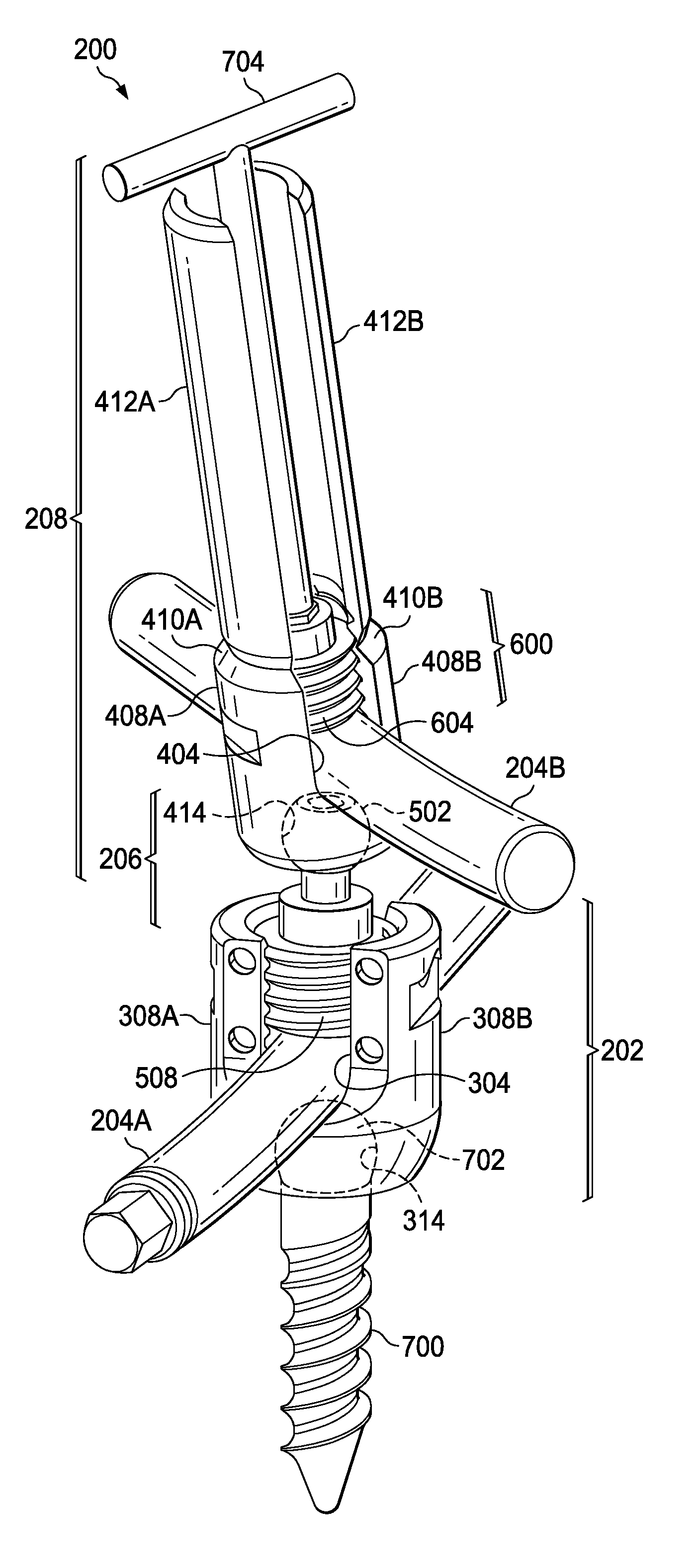 Percutaneous modular head-to-head cross connector