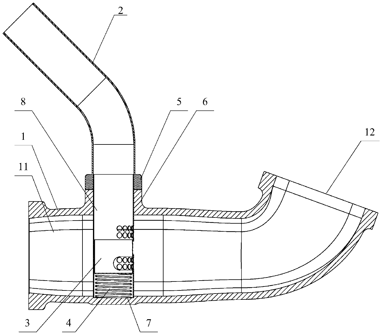 EGR mixer and engine with same