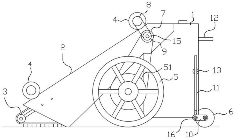 A detachable retractable rice device for rice processing