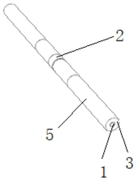 A 35kV and below high-voltage AC-DC wall-piercing bushing and its preparation method