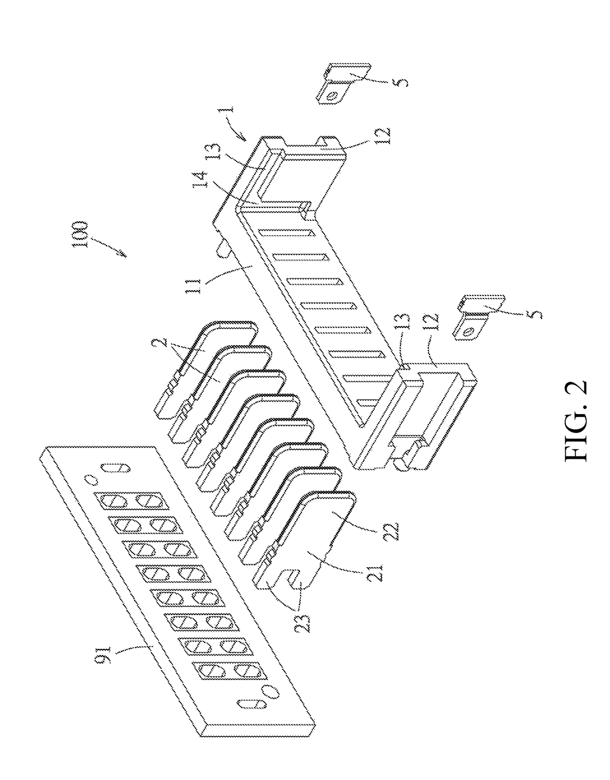 UVA battery connector