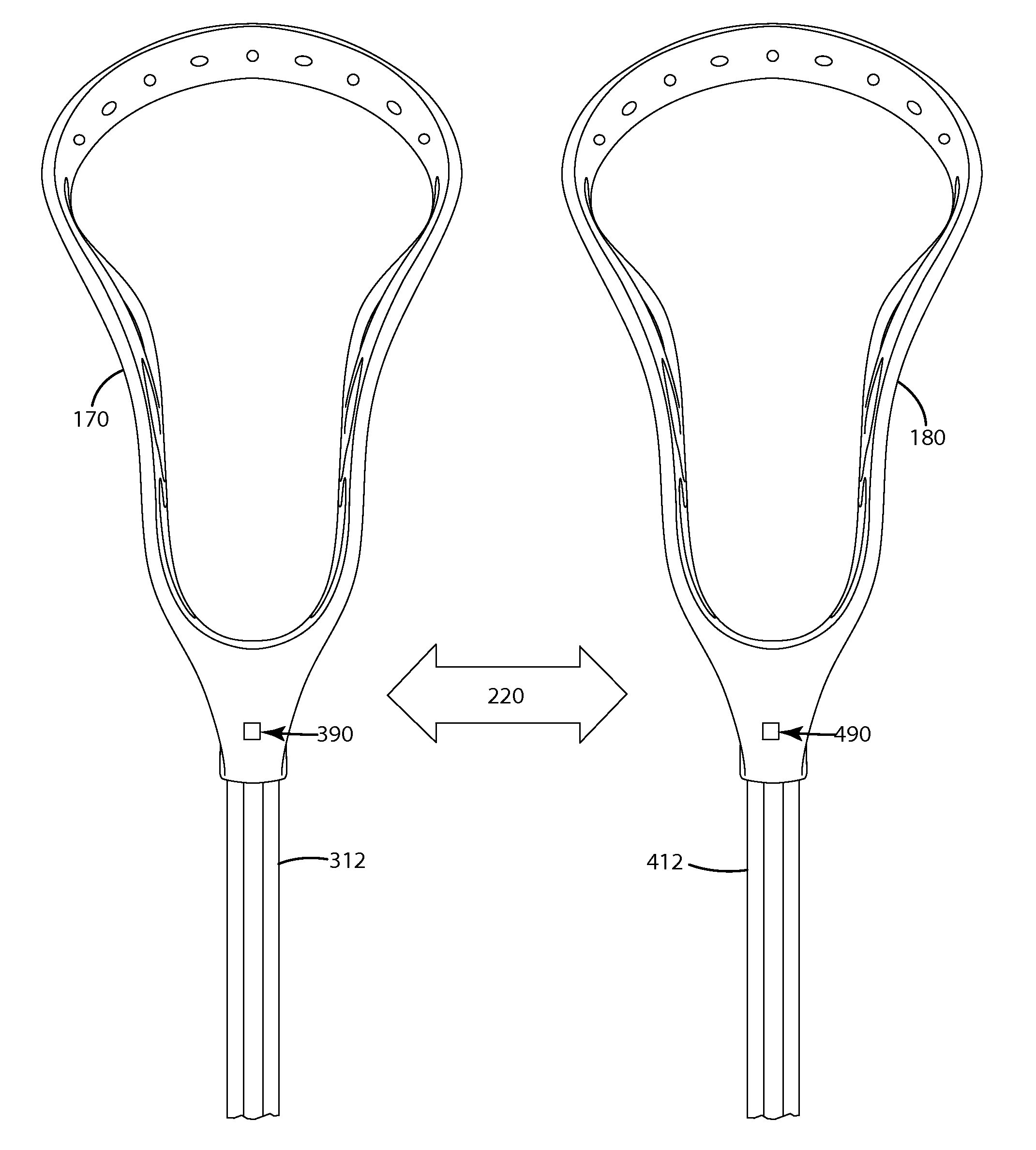 Climate variable lacrosse heads and related methods of use