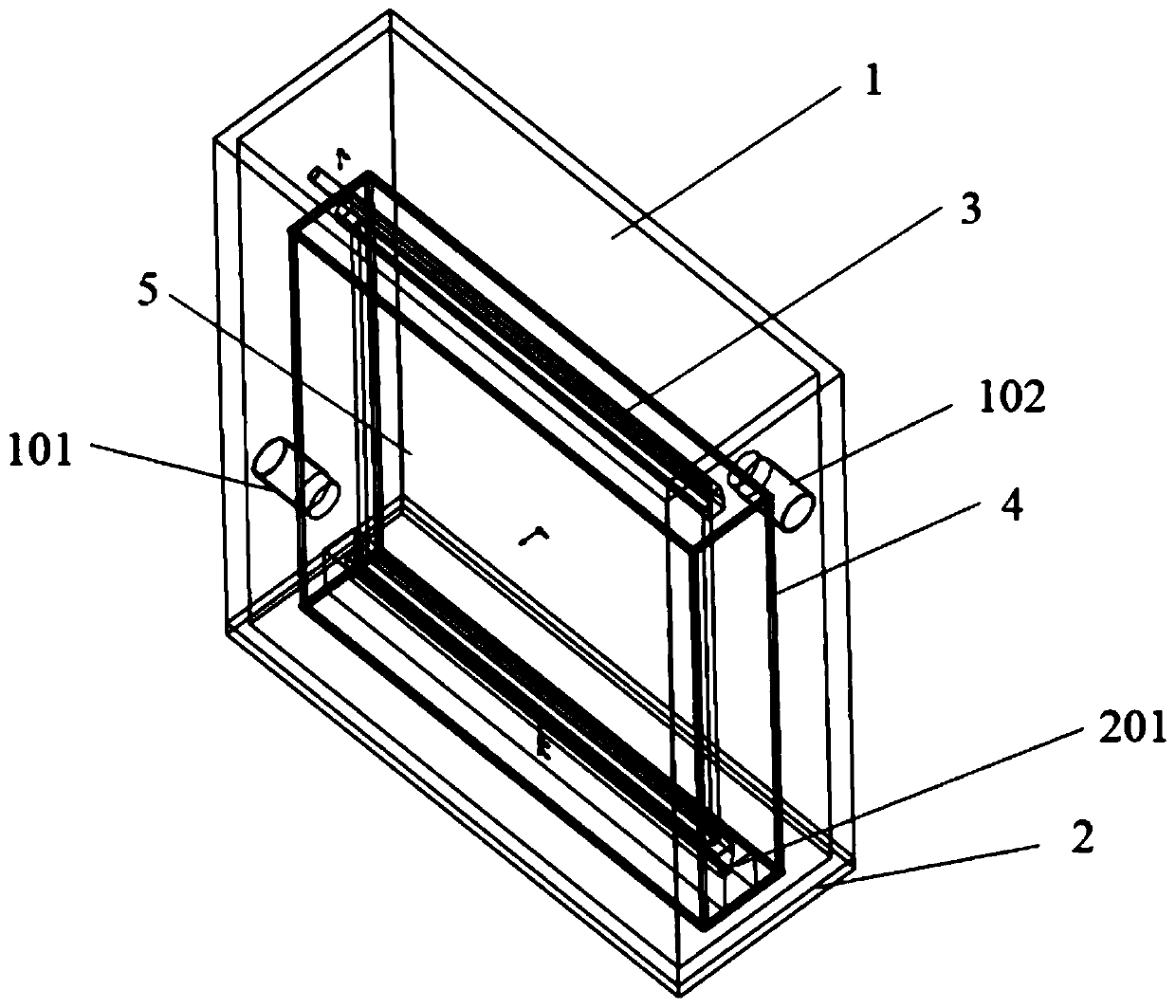 Wastewater treatment system of enhanced membrane aeration biofilm reactor and application of system