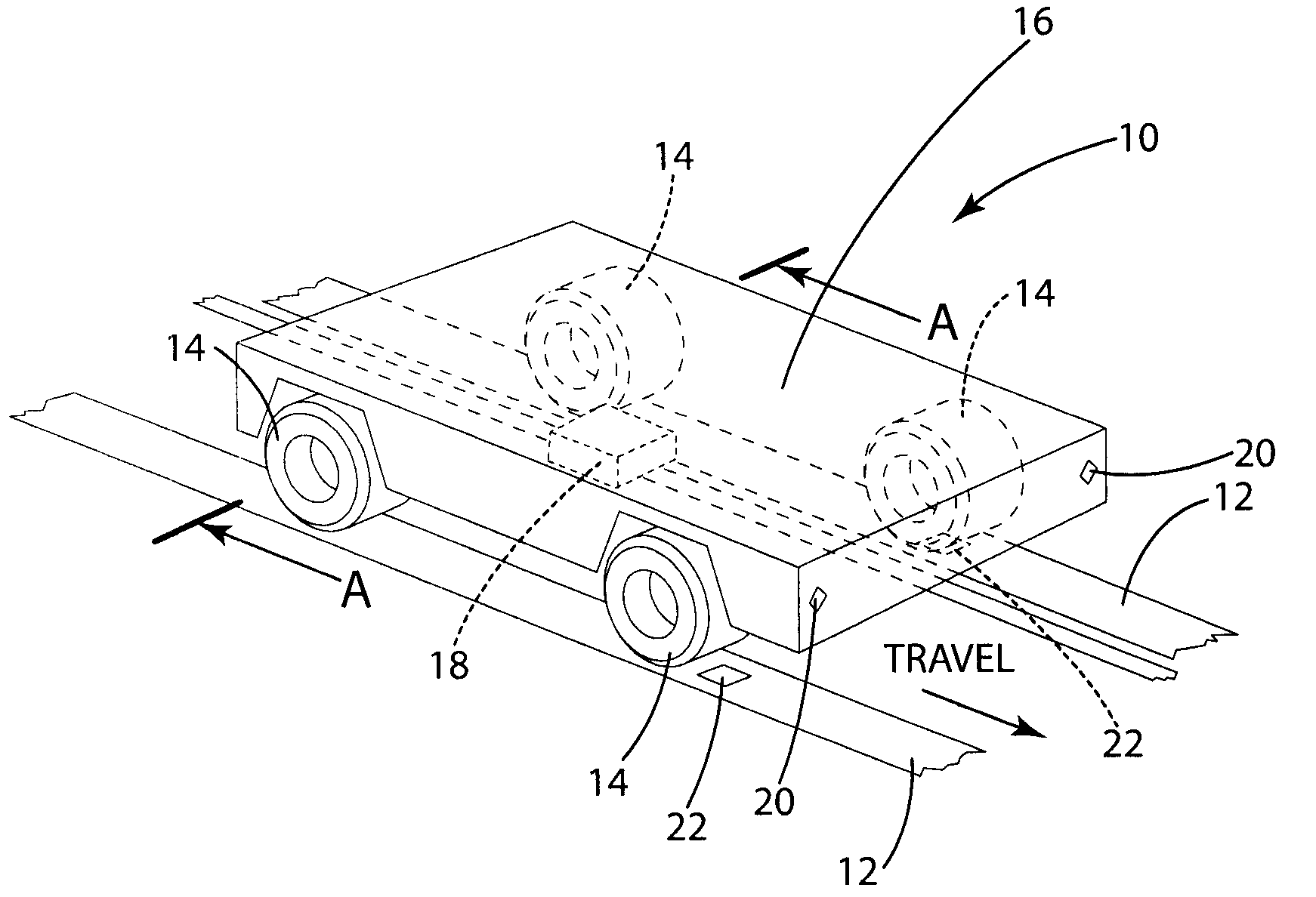 Variable path automated guided vehicle