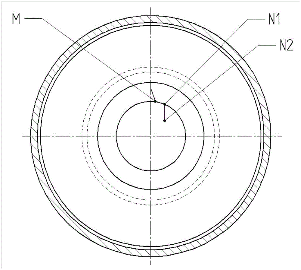 A device and method for measuring the liquid level height of molten silicon in a single crystal furnace