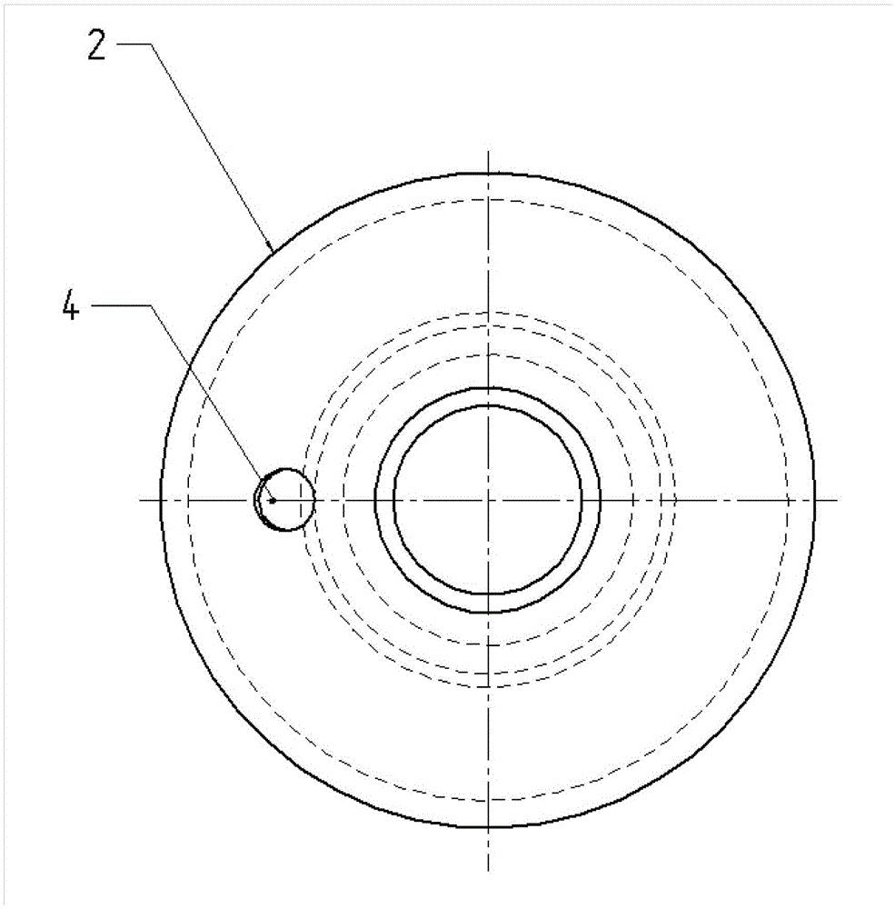 A device and method for measuring the liquid level height of molten silicon in a single crystal furnace