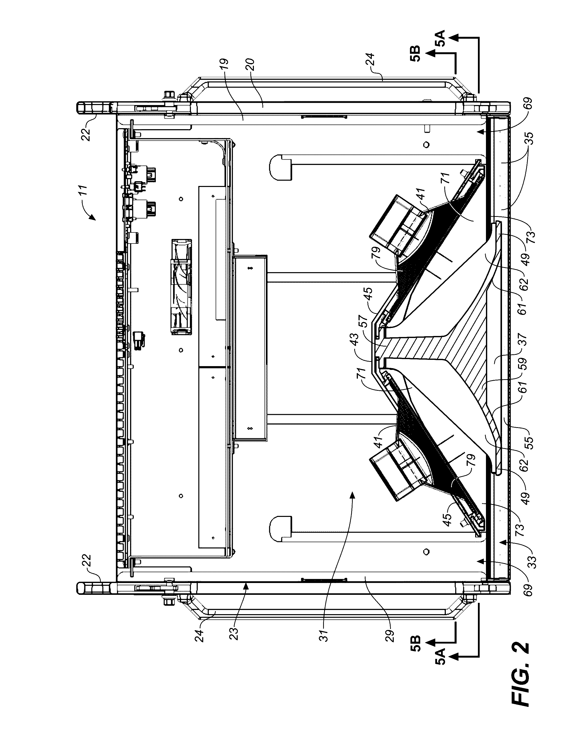 Arrayable loudspeaker with constant wide beamwidth