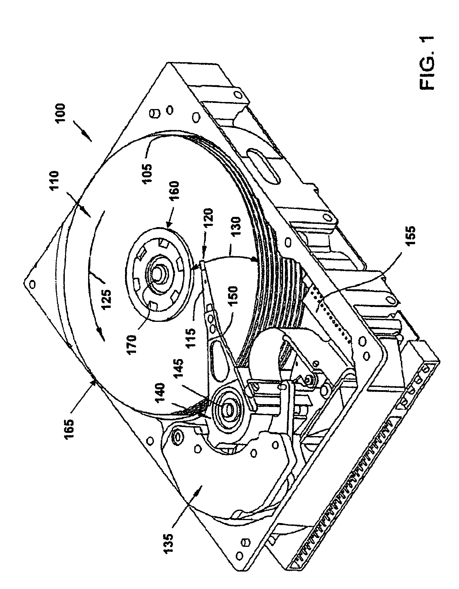 Hard disk drive recirculation air filter