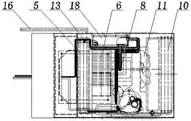 Overhead explosion-proof air conditioner