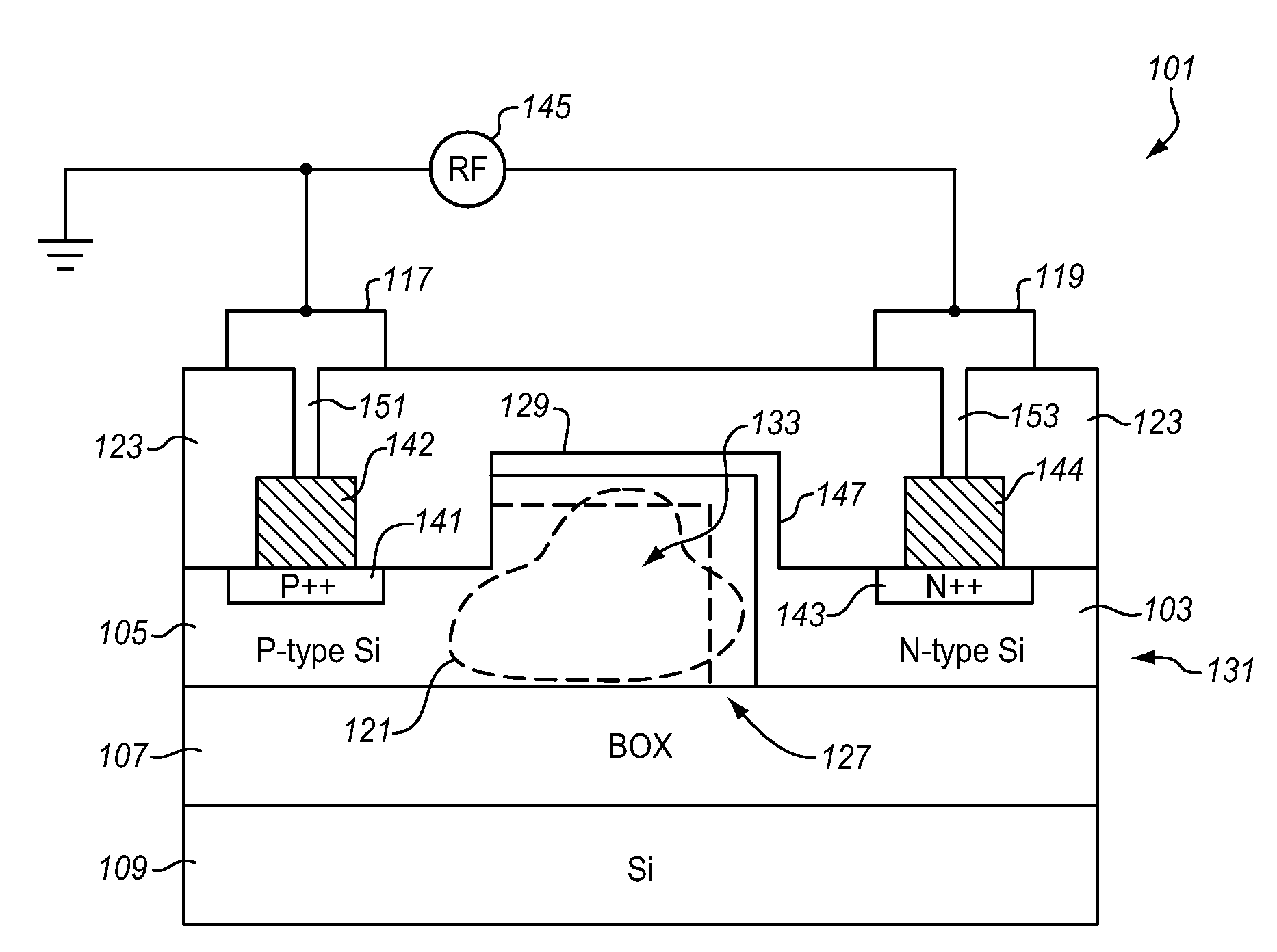 Method and Apparatus for High Speed Silicon Optical Modulation Using PN Diode